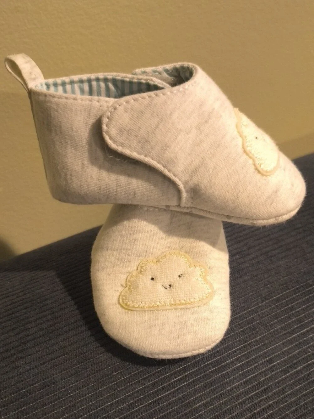 Carter's Cream Cloud Baby One-Piece Footies